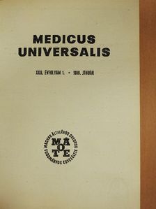 Dr. Arnold Csaba - Medicus Universalis 1989. 1-6. szám/Supplementum [antikvár]