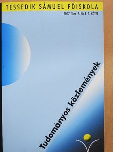 Abayné Hamar E. - Tessedik Sámuel Főiskola Tudományos közlemények 2007. 1/3. [antikvár]