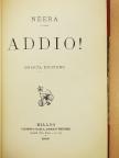 Anna Radius Zuccari - Addio! [antikvár]