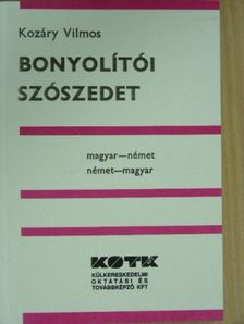 Kozáry Vilmos - Bonyolítói szószedet [antikvár]