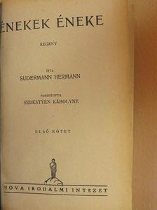 Sudermann Hermann - Énekek éneke I-II. [antikvár]
