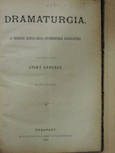 Dramaturgia 1-2. füzet [antikvár]