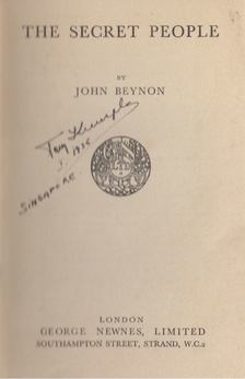 John Beynon - The Secret People [antikvár]