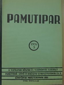 Dr. Buday Tiborné - Pamutipar 1976/5. [antikvár]