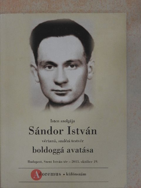 Isten szolgája Sándor István vértanú, szalézi testvér boldoggá avatása [antikvár]