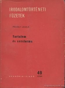 Péczely László - Tartalom és versforma [antikvár]