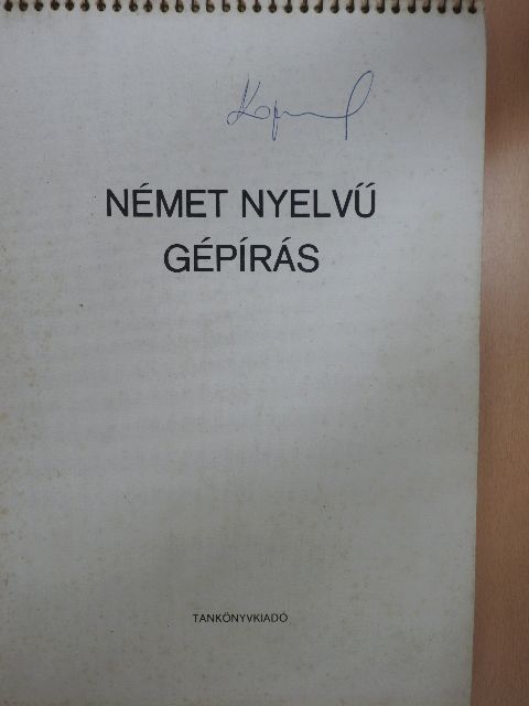 Dr. Budai László - Német nyelvű gépírás [antikvár]
