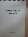 Dr. Budai László - Német nyelvű gépírás [antikvár]