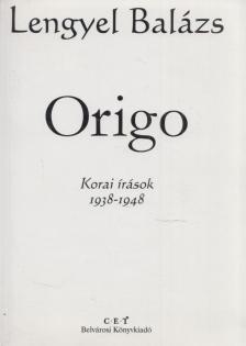 LENGYEL BALÁZS - Origo (dedikált) [antikvár]