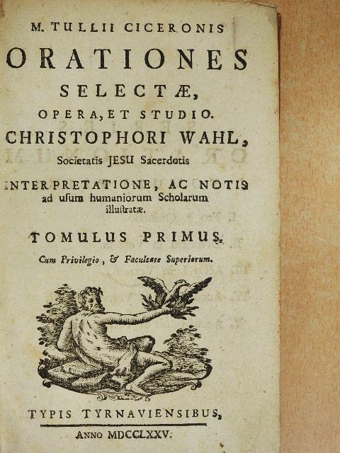 M. Tullii Ciceronis - Orationes selectae, opera, et studio I. [antikvár]