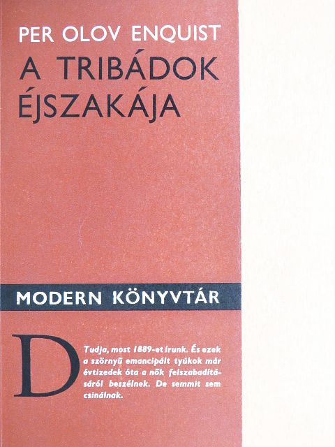 Per Olov Enquist - A tribádok éjszakája [antikvár]