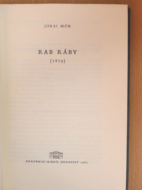 Jókai Mór - Rab Ráby [antikvár]