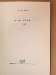 Jókai Mór - Rab Ráby [antikvár]