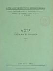 Acta Universitatis Szegediensis II./6 [antikvár]