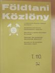 Bércziné Makk Anikó - Földtani Közlöny 1980/1. [antikvár]