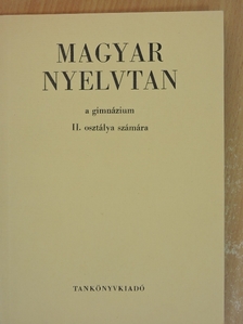Szemere Gyula - Magyar nyelvtan II. [antikvár]