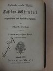 Ballagi Mór - Schul- und Reise- Taschen-Wörterbuch der ungarischen und deutschen Sprache I-II. [antikvár]