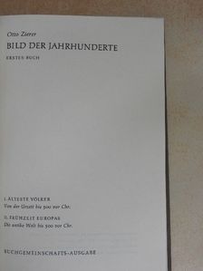 Otto Zierer - Bild der Jahrhunderte I. [antikvár]