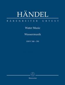 HAENDEL - WATER MUSIC HWV 348-350 FOR ORCHESTRA POCKET SCORE URTEXT (TERENCE BEST)