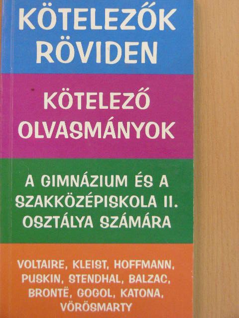 Kötelező olvasmányok [antikvár]