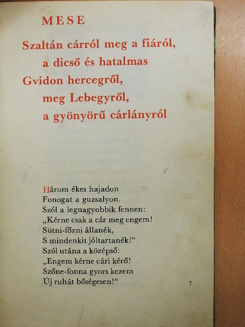 A. S. Puskin - Mesék [antikvár]
