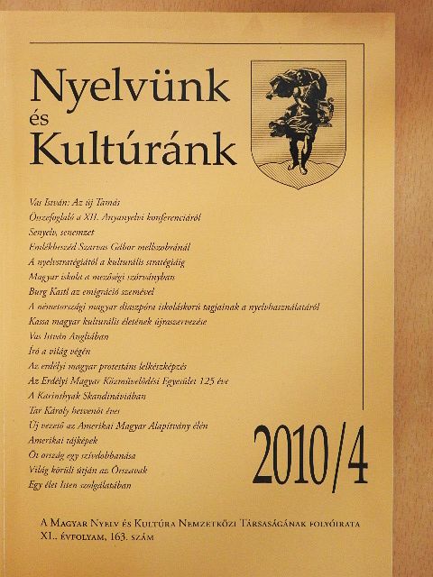 Ambrus Attila - Nyelvünk és Kultúránk 2010/4. [antikvár]