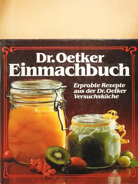 Dr. Oetker Einmachbuch [antikvár]