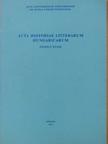 Balázs Mihály - Acta Historiae Litterarum Hungaricarum Tomus XVIII. [antikvár]