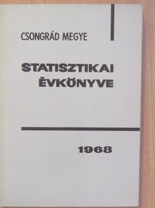 Csongrád megye statisztikai évkönyve 1968 [antikvár]