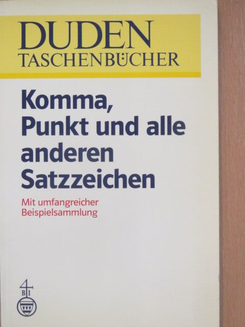 Dieter Berger - Komma, Punkt und alle anderen Satzzeichen [antikvár]