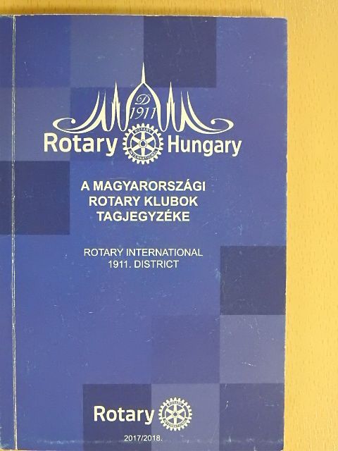 A magyarországi rotary klubok tagjegyzéke 2017/2018 [antikvár]
