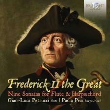 FREDERICK II THE GREAT - NINE SONATAS FOR FLUTE & HARPSICHORD CD PETRUCCI, PISA
