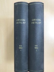Orvosi Hetilap 1963. január-december I-II. [antikvár]