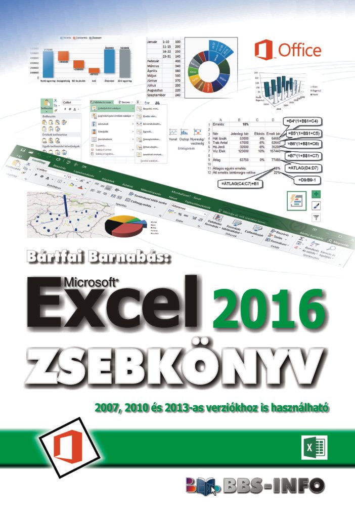 BÁRTFAI BARNABÁS - Excel 2016 zsebkönyv [eKönyv: pdf]