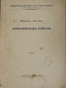 Mating Béla - Rezervoármechanikai számítások [antikvár]