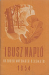 IBUSZ napló 1954 október-november-december [antikvár]