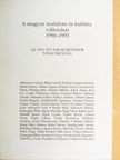 Ablonczy László - A magyar irodalom és kultúra változásai 1990-1993 [antikvár]