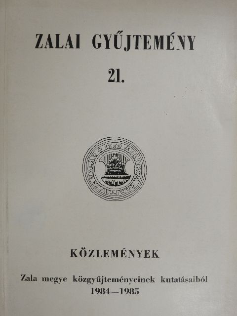 Bilkei Irén - Zalai gyűjtemény 21. [antikvár]