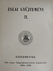 Bilkei Irén - Zalai gyűjtemény 21. [antikvár]