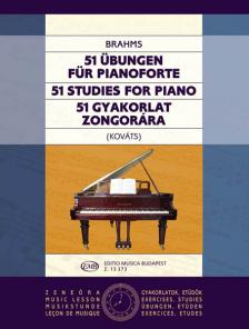 BRAHMS.J. - 51 GYAKORLAT ZONGORÁRA (KOVÁTS GÁBOR)