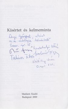 SZERDAHELYI ISTVÁN (SZERK.) - Kísértet és kelmeminta (Dedikált) [antikvár]