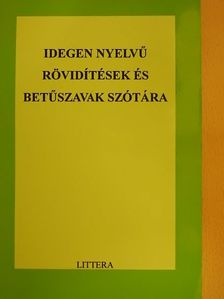 Móró Imre - Idegen nyelvű rövidítések és betűszavak szótára [antikvár]