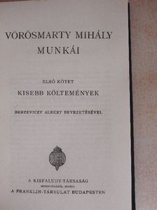Vörösmarty Mihály - Vörösmarty Mihály munkái I. [antikvár]