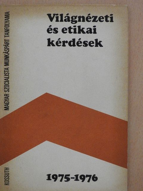 Földi Pál - Világnézeti és etikai kérdések [antikvár]