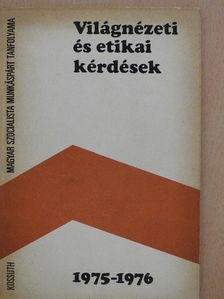 Földi Pál - Világnézeti és etikai kérdések [antikvár]