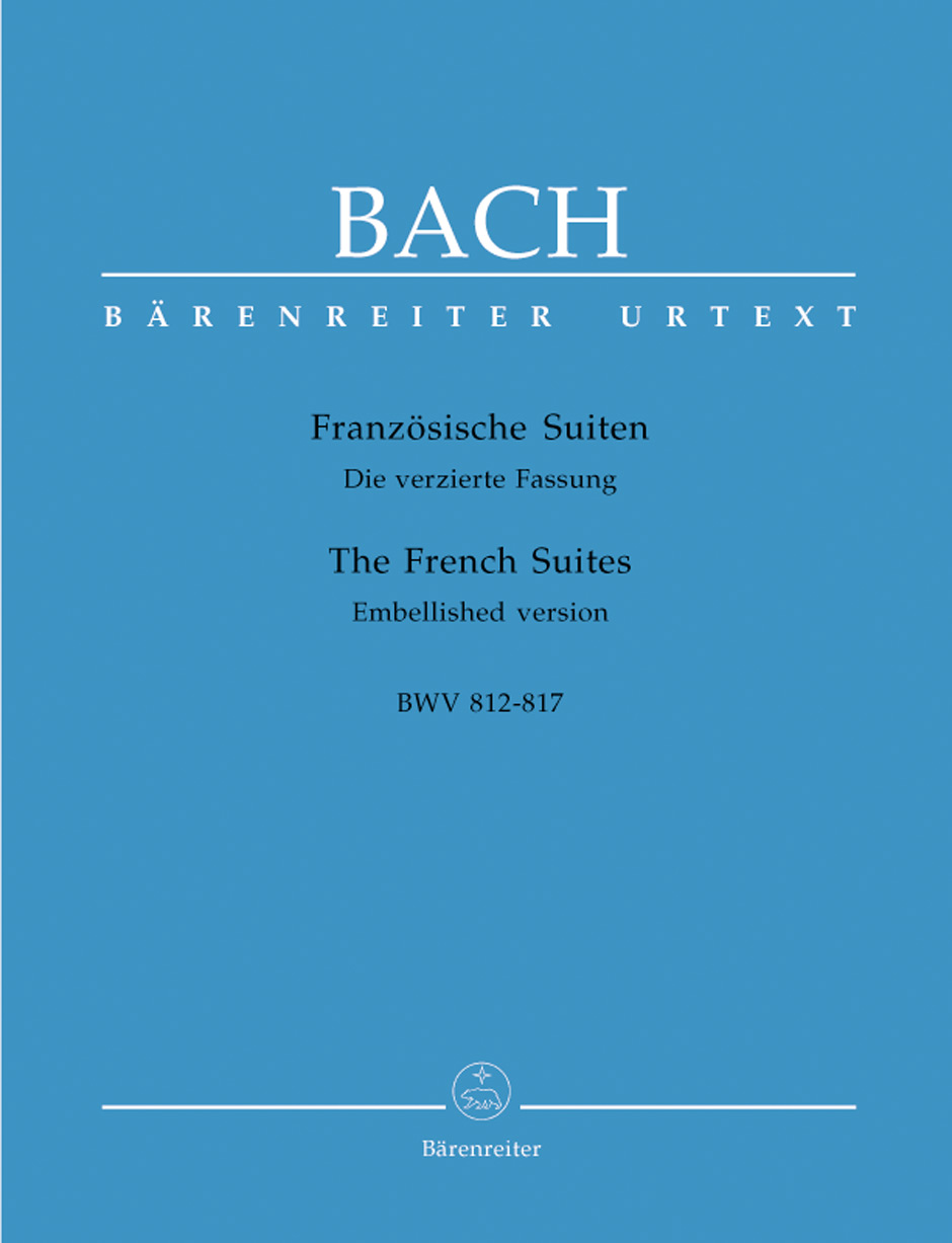 J. S. Bach - FRANZÖSISCHE SUITEN BWV 812-817 FÜR KLAVIER URTEXT (ALFRED DÜRR)