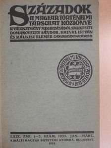 Baráth Tibor - Századok 1935. január-december [antikvár]