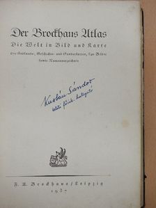 Der Brockhaus Atlas (gótbetűs) [antikvár]