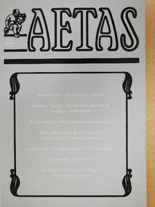 Balog Iván - Aetas 1991/3-4. [antikvár]