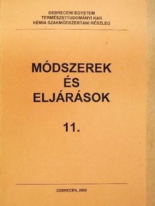 Dr. Tóth Zoltán - Módszerek és eljárások 11. [antikvár]